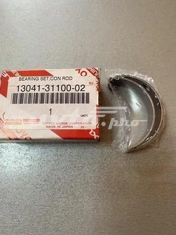 Panewki korbowodowe wału korbowego, zestaw, standardowe (STD) 130413110002 Toyota