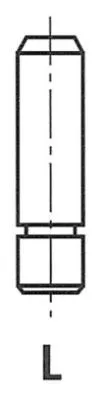 Prowadnica zaworu 11443 Freccia