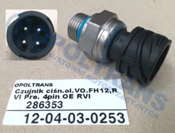 Czujnik ciśnienia oleju 21634021 Volvo