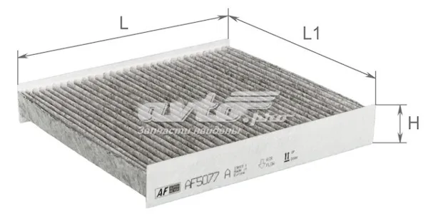 Filtr kabiny AF5077A Alpha Filter