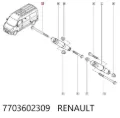 Śruba do mocowania amortyzatora tylnego Renault Master FV