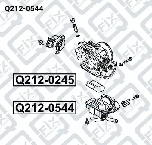 Regulator biegu jałowego Q2120544 Q-fix