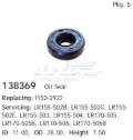 Uszczelniacz alternatora Opel Astra 51, 52, F35, M35