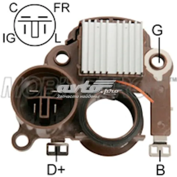 Regulator alternatora (przekaźnik ładowania) 04314P08004 Honda