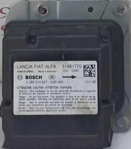 Sterownik poduszki bezpieczeństwa 51881770 Fiat/Alfa/Lancia