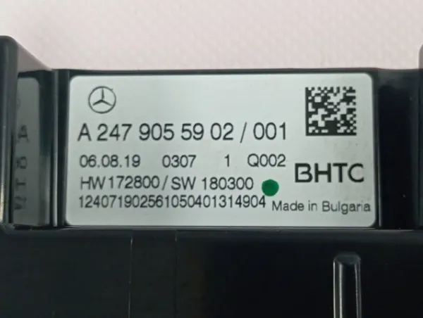 Sterownik trybów ogrzewania/klimatyzacji Mercedes A W177