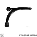Wahacz zawieszenia przedniego dolny prawy Peugeot 607 9D, 9U