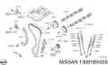 Tłumik drgań łańcucha rozrządu, lewy Nissan Micra K12
