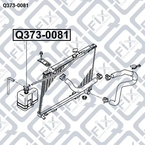 Zbiorniczek wyrównawczy układu chłodzenia Q3730081 Q-fix