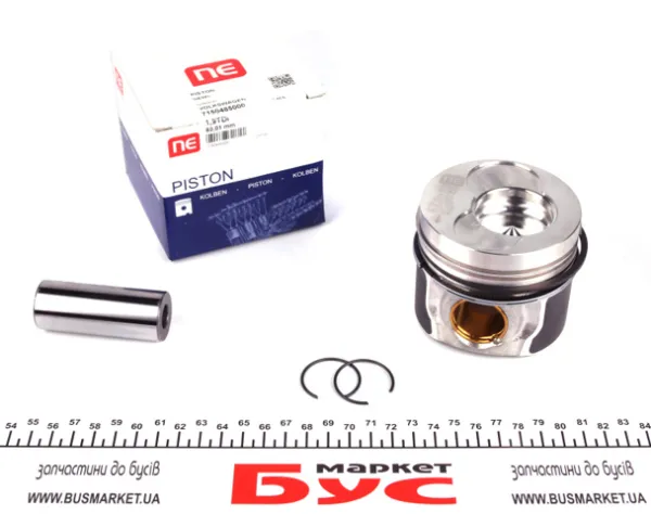 Tłok, komplet na 1 cylinder, 2. naprawa (+0,50) 130050003321 NE/NPR