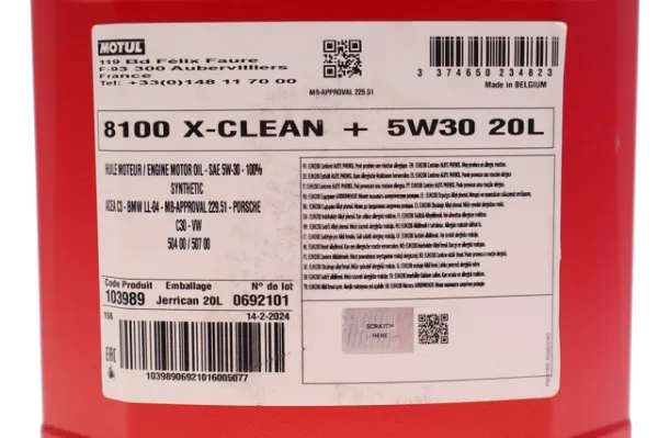 Olej do silnika 854722 Motul