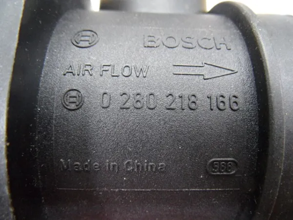 Czujnik przepływu powietrza, przepływomierz powietrza M.A.F. 0280218166 Bosch