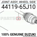 Przegub homokinetyczny zewnętrzny tylny Suzuki Grand Vitara JB