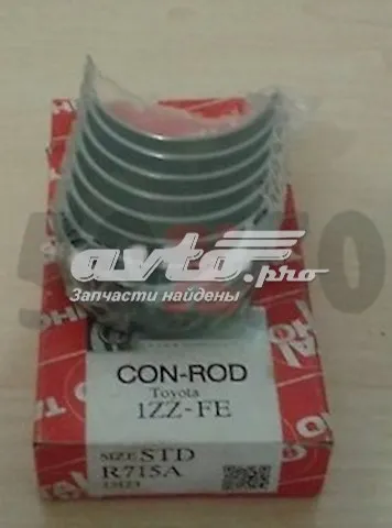 Panewki korbowodowe wału korbowego, zestaw, standardowe (STD) R715ASTD Taiho