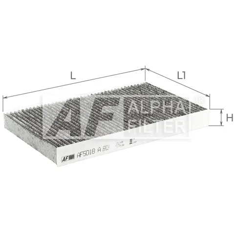 Filtr kabiny AF5018A Alpha Filter