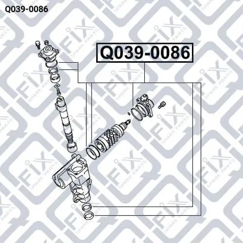 Mechanizm kierowniczy (reduktor) Q0390086 Q-fix