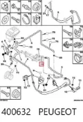 Pierścień uszczelniacza króćca maglownicy Citroen C4 