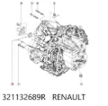 Uszczelniacz automatycznej/mechanicznej slrzyni biegów (wału wejściowego/sprzęgłowego) Renault Scenic JZ0, JZ1