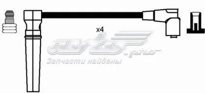 Zestaw przewodów wysokiego napięcia RCDW302 NGK