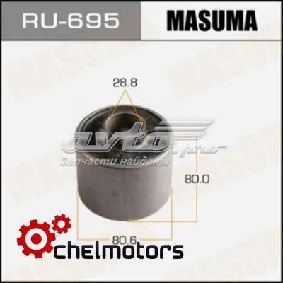 Silentblock przedniego wahacza dolnego RU695 Masuma
