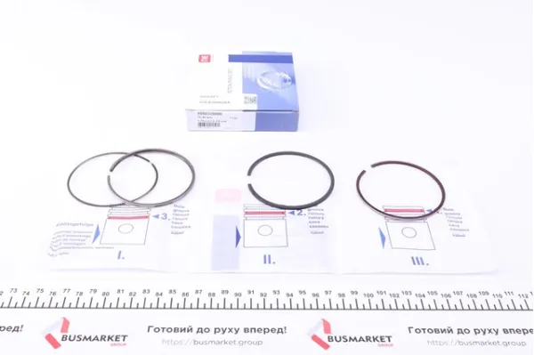 Pierścienie tłokowe na 1 cylinder, STD. 120050002900 NE/NPR