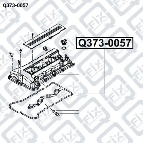 Pokrywa zaworowa Q3730057 Q-fix