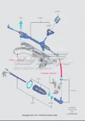 Osłona mechanizmu kierowniczego (maglownicy) Fiat Qubo 225