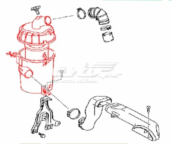 Obudowa filtra powietrza Toyota Hiace IV