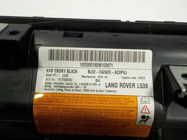 Poduszka powietrzna (AIRBAG) kierowcy, zabezpieczenie kolan LR026034 Land Rover