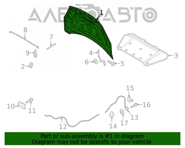 Maska silnika FP2846280P FPS