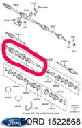 Przegub homokinetyczny wewnętrzny trójramienny Ford Transit V347/8
