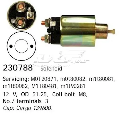 Rozrusznik M1T80381 Mitsubishi