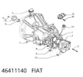 Uszczelniacz automatycznej/mechanicznej slrzyni biegów (wału wejściowego/sprzęgłowego) Fiat Doblo 119