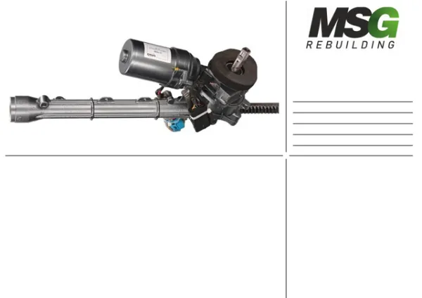 Listwa kierownicza (maglownica) CI405NLF0R MSG Rebuilding
