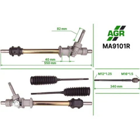 Listwa kierownicza (maglownica) MA9101R AGR