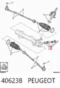 Zestaw naprawczy maglownicy (mechanizmu) (zestaw uszczelniaczy) Citroen Berlingo B9