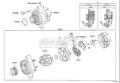 Koło pasowe alternatora Toyota Hiace H1, H2