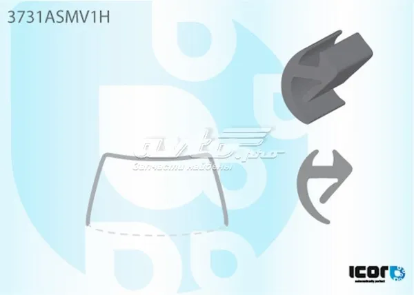 Uszczelka szyby przedniej Ford Transit IV