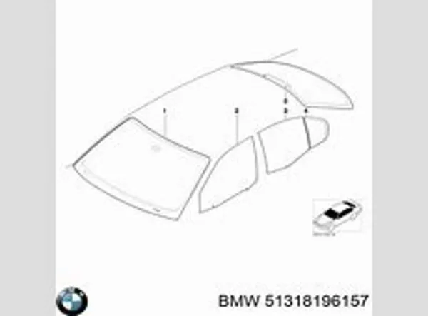 Szyba przednia BMW 3 E46