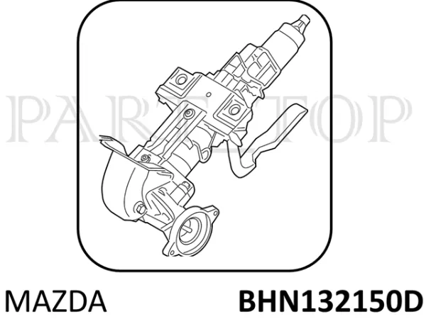 Kolumna (wał) kierownicza (kierownicy) BHN132150D Mazda