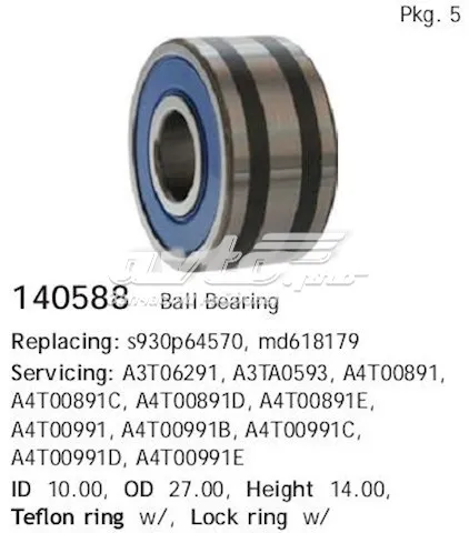 Alternator A4T03793A Mitsubishi
