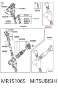 Zestaw naprawczy maglownicy (mechanizmu) (zestaw uszczelniaczy) Mitsubishi Pajero V2W, V4W