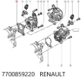 Uszczelka pompy próżniowej Renault Clio BC57, 5357