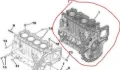 Blok cylindrów silnika Peugeot 301 