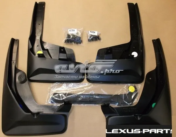 Chlapacze przednie+tylne, zestaw Lexus RX 450H/350L/200T
