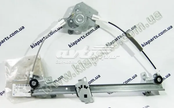 Mechanizm podnoszenia szyby drzwi przednich lewych 95710803 General Motors