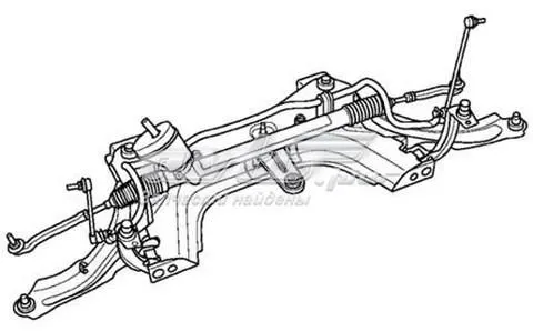 Korpus osi przedniej Citroen C3 I