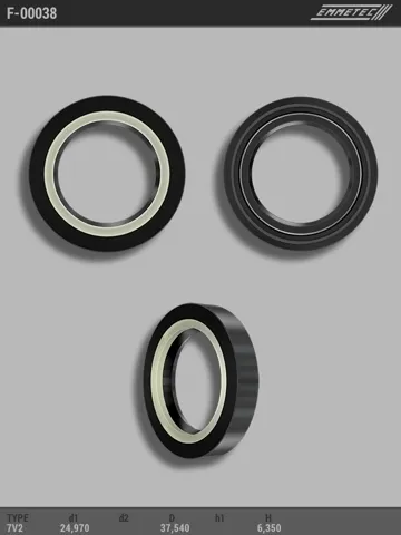 Zestaw naprawczy maglownicy (mechanizmu) (zestaw uszczelniaczy) F00038 Emmetec