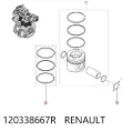 Pierścienie tłokowe na 1 cylinder, STD. Renault Master FV
