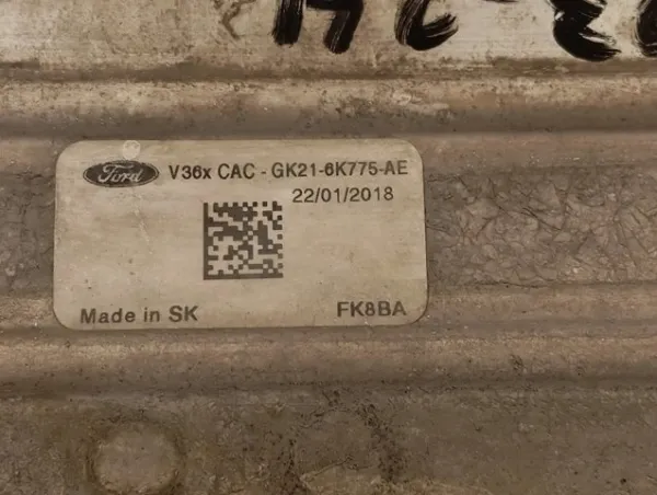Chłodnica intercoolera GK216K775AE Ford